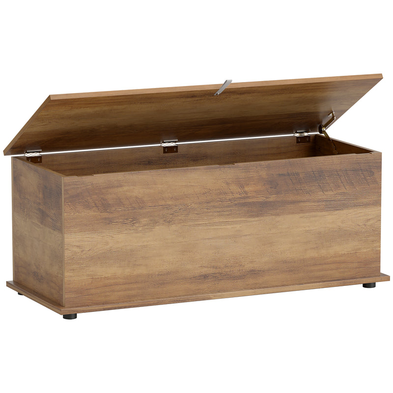 HOMCOM Storage Chest With Lid, 113L Storage Box