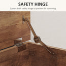 HOMCOM Storage Chest With Lid, 113L Storage Box