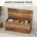 HOMCOM Storage Chest With Lid, 113L Storage Box