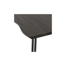 QUEBEC WAVE EDGE DINING TABLE - BLACK WOOD GRAIN