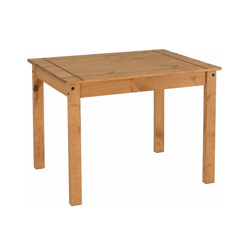 CORONA BUDGET DINING SET - DISTRESSED WAXED PINE