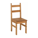 CORONA BUDGET DINING SET - DISTRESSED WAXED PINE