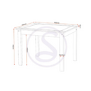 CORONA BUDGET DINING SET - DISTRESSED WAXED PINE