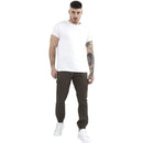 Brave Soul Fine Cargo Twill Jogger - Khaki