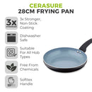 Tower Cerasure Frying Pan Non-Stick 28cm - Graphite