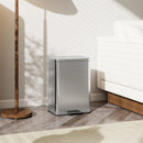 HOMCOM Pedal Bin With Soft-Close Lid, 20L Stainless Steel Kitchen Bin Silver