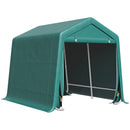 Outsunny Outdoor Garden Storage Shed Waterproof Bike Tent  W/ Zipper Doors