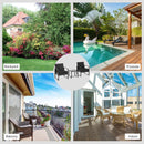 Outsunny Rattan Bistro Set - Black