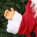 HOMCOM Life Size Animated Santa Claus with Sound Activated for Party