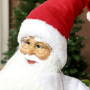 HOMCOM Life Size Animated Santa Claus with Sound Activated for Party