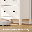 HOMCOM Modern Chest of Drawers, 4 Drawer Dresser for Bedroom, White