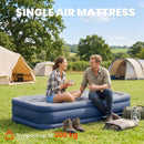 Outsunny Inflatable Mattress, Air Bed With Built-in Pump, Grey