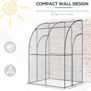 Outsunny Greenhouse Lean To  143x118x212 cm - Clear