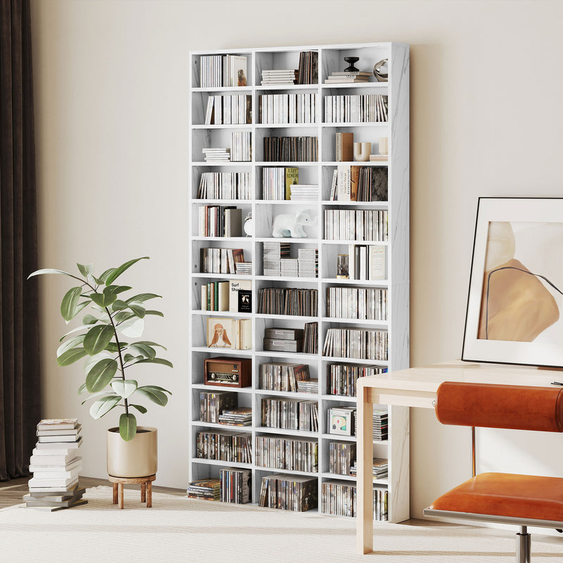 HOMCOM DVD CD Media Storage Rack, Video Display Unit