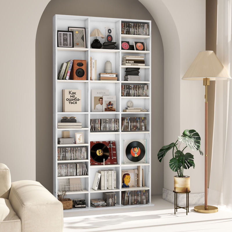HOMCOM DVD CD Media Storage Rack, Video Display Unit