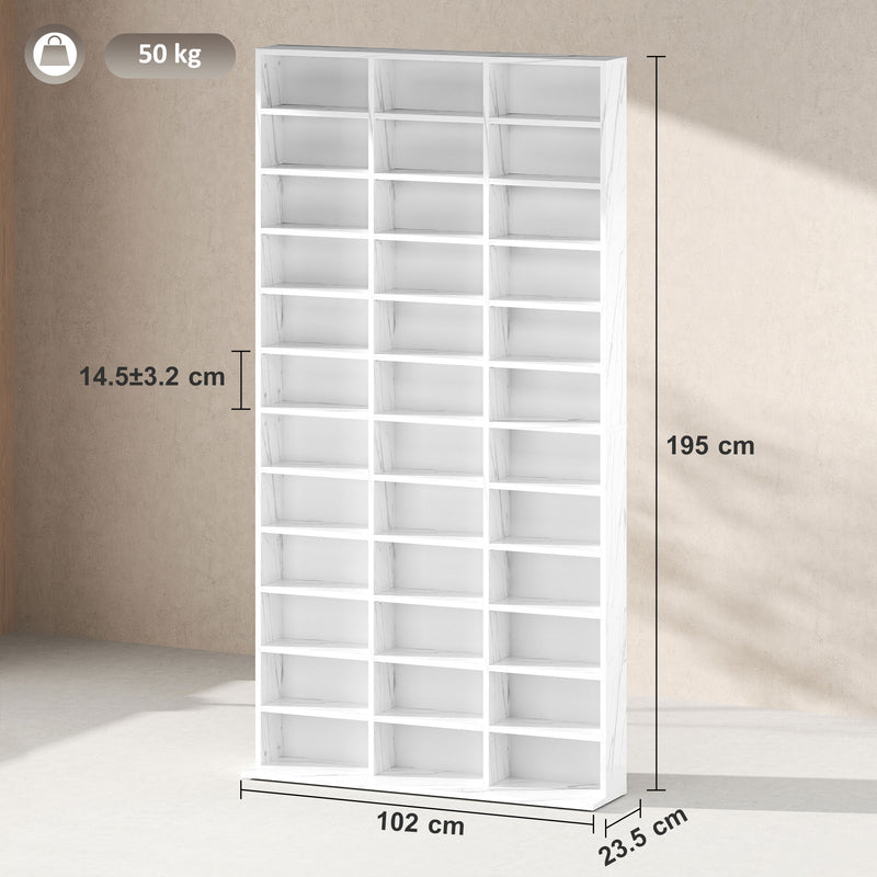 HOMCOM DVD CD Media Storage Rack, Video Display Unit