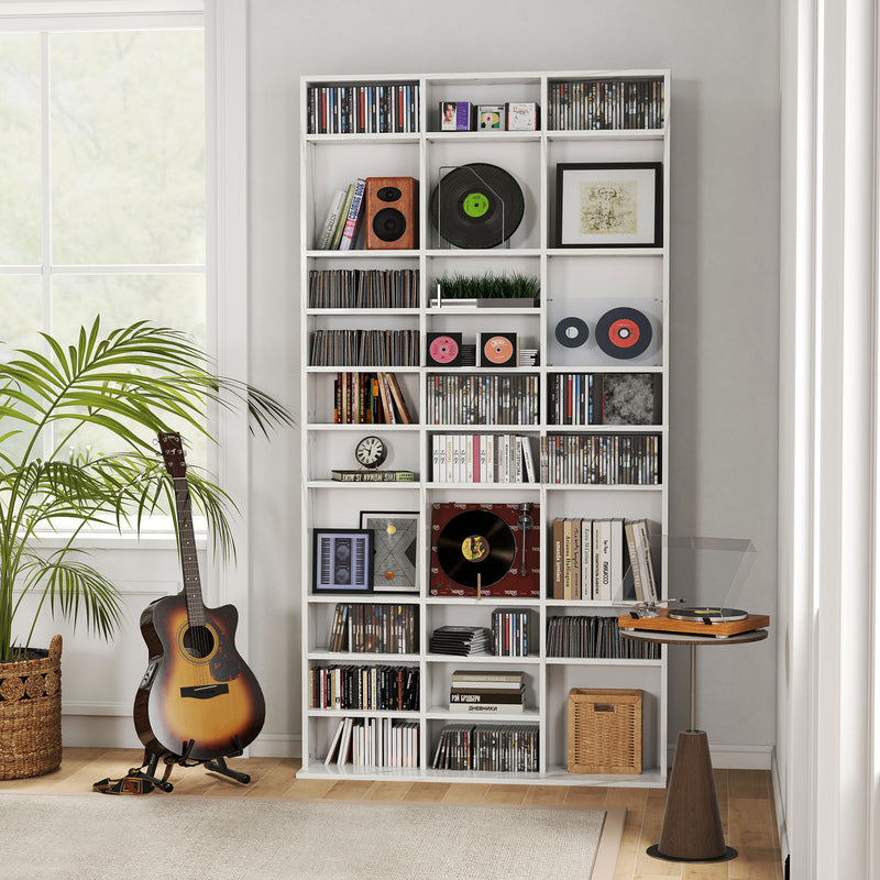 HOMCOM DVD CD Media Storage Rack, Video Display Unit