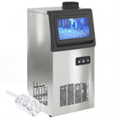 HOMCOM 45kg/24H Commercial Ice Maker Machine with Auto Self-Cleaning