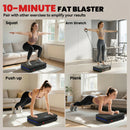 SPORTNOW Vibration Plate Exercise Machine with 120 Speed Levels, 5 Programs