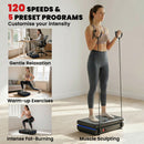 SPORTNOW Vibration Plate Exercise Machine with 120 Speed Levels, 5 Programs