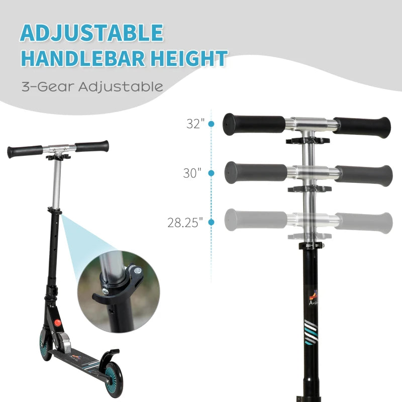 HOMCOM Scooter for Kids - Black