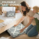 AIYAPLAY Foldable Baby Play Mat, Baby Playpen, Traffic & Grey Diamond Theme