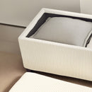 HOMCOM Storage Ottoman with Lid, 112cm Bench Chest Box