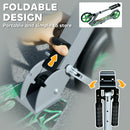 AIYAPLAY Kids Scooter, Foldable Kick Scooter W/ Adjustable Handlebar, Green