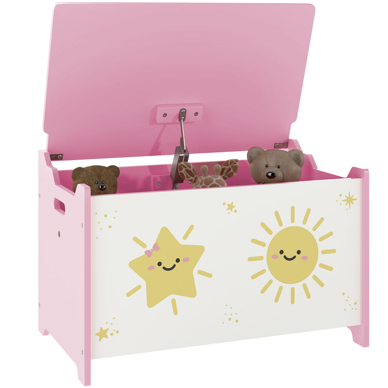 AIYAPLAY Toy Box With Lid, Safety Hinges For Kids, Nursery, Bedroom,