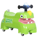 AIYAPLAY Kids Ride On Car, Dinosaur Shape Toddler Walker, Green