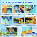 AIYAPLAY Inflatable Bouncy Castle For Kids Sharks Theme With Slide, Ball Pit