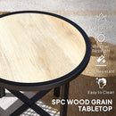 Outsunny 50.5cm Round Garden Table with SPC Tabletop