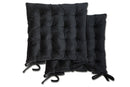 Velvet Holland Luxury Seat Pad in Black