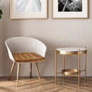 Velvet Holland Luxury Seat Pad in Taupe