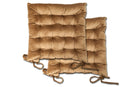 Velvet Holland Luxury Seat Pad in Taupe