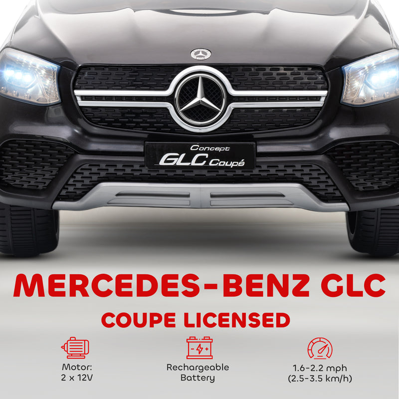 AIYAPLAY Mercedes-Benz GLC Licensed Kids Ride on Car with Remote,