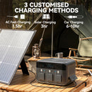 HOMCOM Portable Power Station With 600W AC/USB-A & USB-C Output