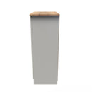 Westminster Ready Assembled 5 Drawer Chest in Cream Ash & Riviera Oak