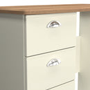 Westminster Ready Assembled Vanity in Cream Ash & Riviera Oak