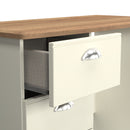 Westminster Ready Assembled Vanity in Cream Ash & Riviera Oak