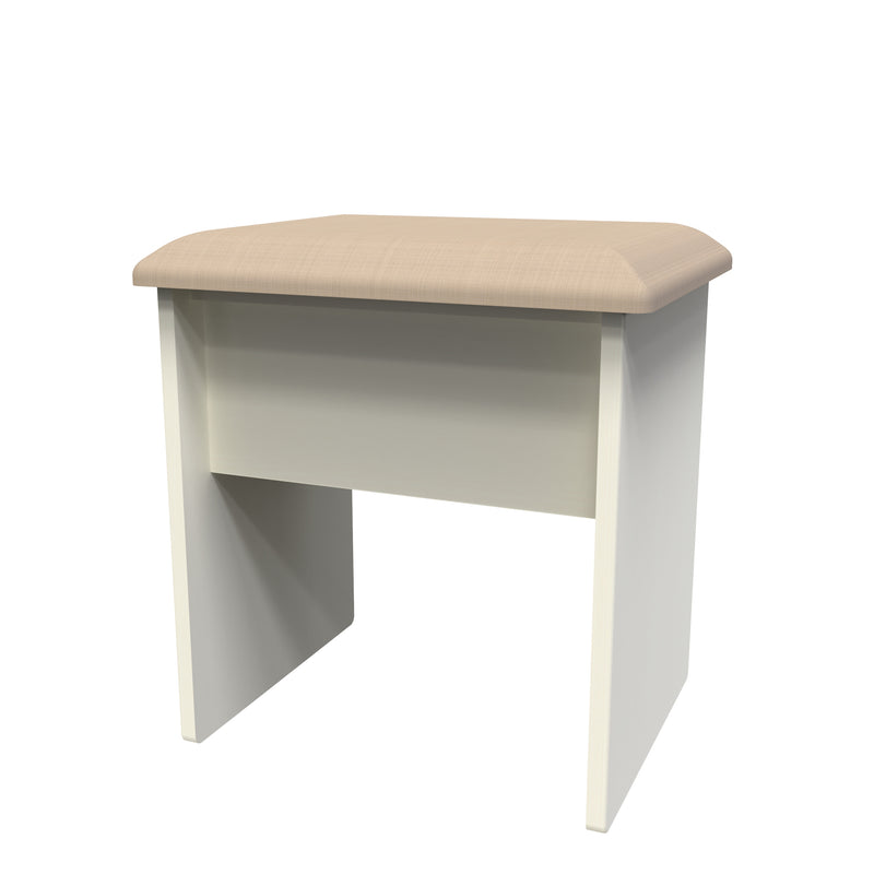 Westminster Ready Assembled Stool in Cream Ash & Riviera Oak