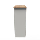 Westminster Ready Assembled 4 Drawer Deep Chest in Cream Ash & Riviera Oak