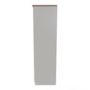 Westminster Ready Assembled 2 Door 2 Drawer Wardrobe in Cream Ash & Riviera Oak