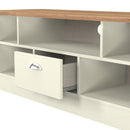 Westminster Ready Assembled 1 Drawer TV & Media Unit in Cream Ash & Riviera Oak