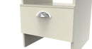 Westminster Ready Assembled Bottom Drawer Lamp Table in Cream Ash & Riviera Oak