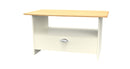 Westminster Ready Assembled Bottom Drawer Coffee Table in Cream Ash & Riviera Oak