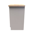 Lynton Ready Assembled 3 Drawer Bedside Cabinet in Kashmir Ash & Bardolino Oak