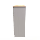 Lynton Ready Assembled 5 Drawer Chest in Kashmir Ash & Bardolino Oak