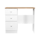 Lynton Ready Assembled Vanity In Porcelain Ash & Bardolino Oak