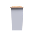 Lynton Ready Assembled Vanity In Porcelain Ash & Bardolino Oak